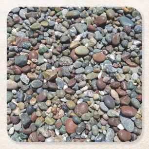 Beach Pebble-Onderzetters Kartonnen Onderzetters