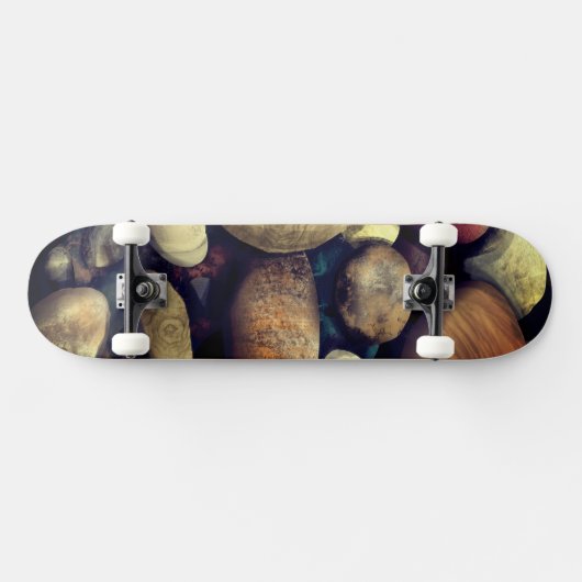 Beach Pebble Pattern Persoonlijk Skateboard (Horizontaal)