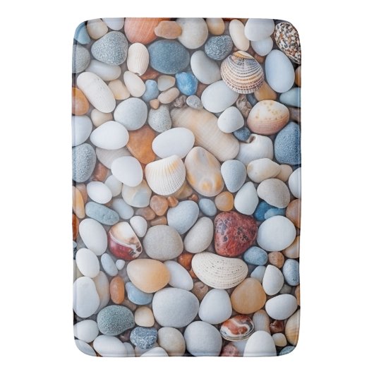 Beach Pebbles badmat (Voorkant Verticaal)