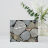 Beach Pebbles Briefkaart (Staand voorkant)