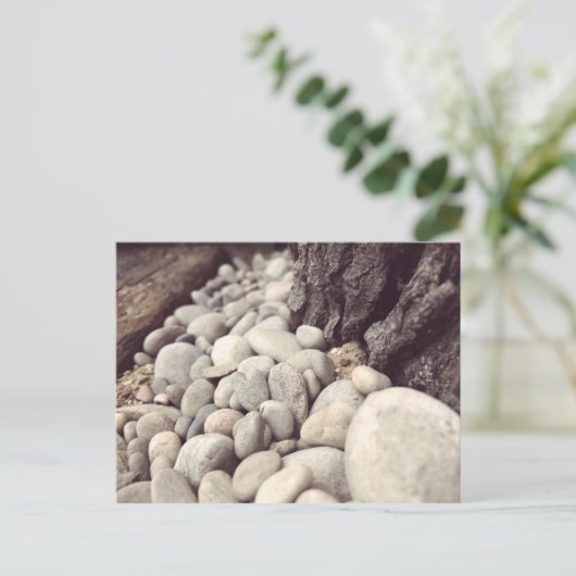 Beach Pebbles Briefkaart (Staand voorkant)