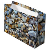 Beach Pebbles Groot Cadeauzakje (Voorkant Gekanteld)