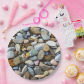 Beach Pebbles Papieren Bordje (Feest)