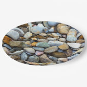 Beach Pebbles Papieren Bordje (Gekanteld)