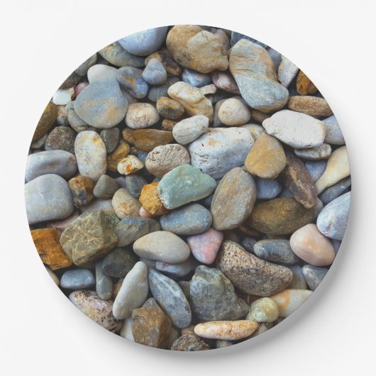 Beach Pebbles Papieren Bordje (Voorkant)