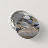 Beach Pebbles Photo Button / Badge (Voorkant /achterkant)
