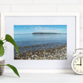 Beach Pebbles Seascape Foto Poster