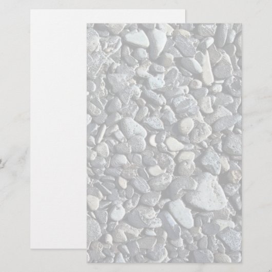Beach Pebbles - Stationery Briefpapier (Voorkant / Achterkant)