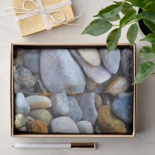 Beach Pebbles Tissuepapier (Geschenk)