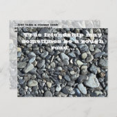 Beach Pebbles: Vriendschap - Briefkaart (Voorkant / Achterkant)
