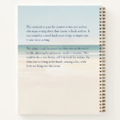 Beach Pensioenboek Hoesje Inspiratie Notitieboek (Achterkant)