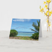 Beach Pensioenkaart Kaart (Gele Bloem)