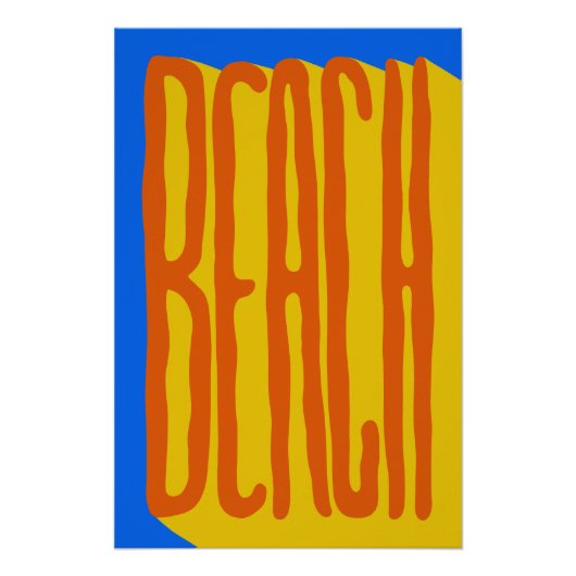 Beach Perfect Poster (Voorkant)