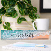 Beach Personalized Teacher Desk Name Bord Naambordje