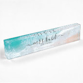 Beach Personalized Teacher Desk Name Bord Naambordje