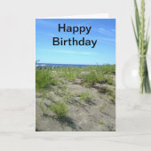 Beach Photo Birthday Kaart (Voorkant)