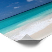 Beach Photo Caribbean Tropical Paradise Poster (Hoek)