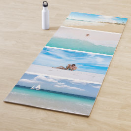 Beach Photo Collage Yogamat