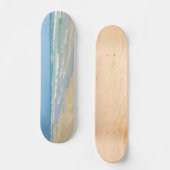 Beach Photo Custom Seashore Sandpiper Persoonlijk Skateboard (Voorkant)