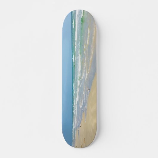 Beach Photo Custom Seashore Sandpiper Persoonlijk Skateboard (Voorkant)