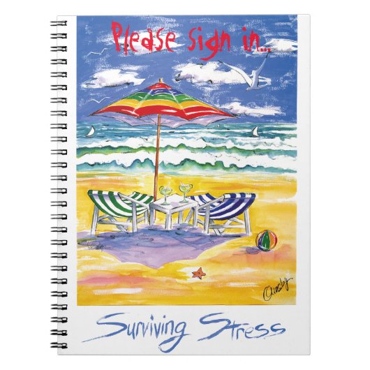 Beach Photo-laptop Notitieboek (Voorkant)