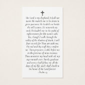 Beach Photo Memorial Prayer Kaart (Achterkant)