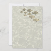 Beach Photo Wedding Kaart (Achterkant)