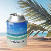 Beach Photography Blue Skies met golven Blikjeskoeler