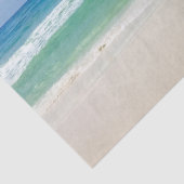 Beach Photography Blue Skies met golven Tissuepapier (Detail)