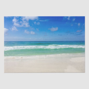 Beach Photography Blue Skies met golven Tissuepapier