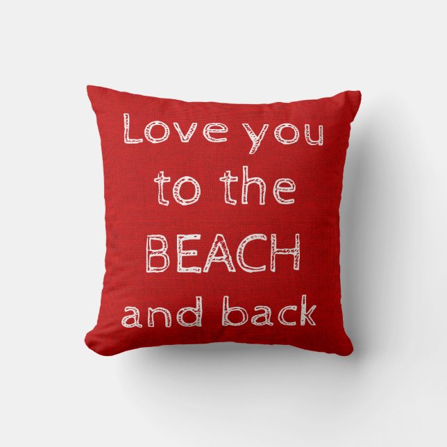 Beach Pillow Kussen (Voorkant)