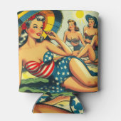  Beach Pin Up Blikjeskoeler (Achterkant)