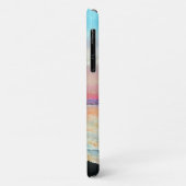 Beach Pink Blue Sunset Artwork Case-Mate iPhone Case (Achterkant/links)