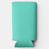 Beach Please Bachelorette Party Neon and Turquoise Seltzer Blikjeskoeler (Achterkant)