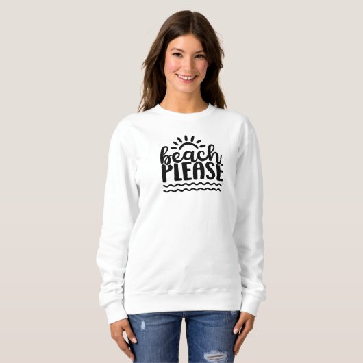 Beach Please Beach Vacation Shirt Summer Vibes (Voorkant volledig)