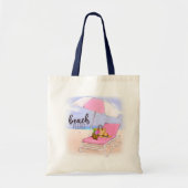 Beach Please Canvas tas (Voorkant)