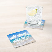 Beach Please Funny Quote Onderzetter (Insitu)