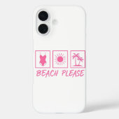 Beach Please iPhone Case (Achterkant)