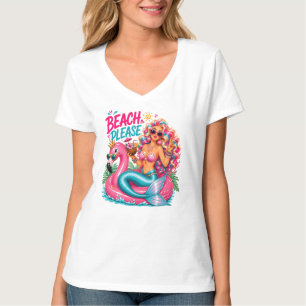 Beach Please - Kies je maat T-shirt