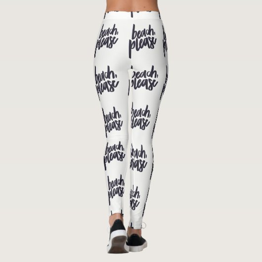 Beach Please Leggings (Achterkant)