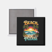 Beach, Please Magneet (Voorkant / Achterkant)