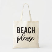 Beach Please - Modern style canvas tas (Voorkant)