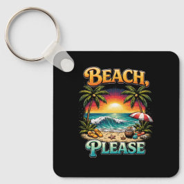 Beach, Please Sleutelhanger