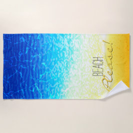 Beach Please Sparking Ocean Water and Sand Strandlaken