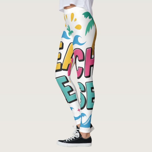 Beach Please Summer Vibes Leggings (Links)