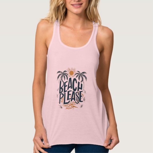 Beach Please T-Shirt (Voorkant)