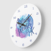 Beach Please Waterverf Starfish Beach Grote Klok (Hoek)