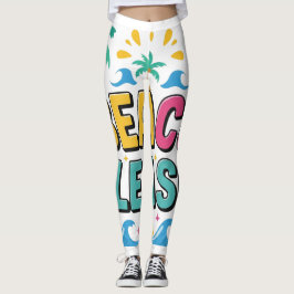 Beach Please Zomerstemming Leggings