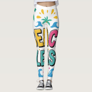 Beach Please Zomerstemming Leggings