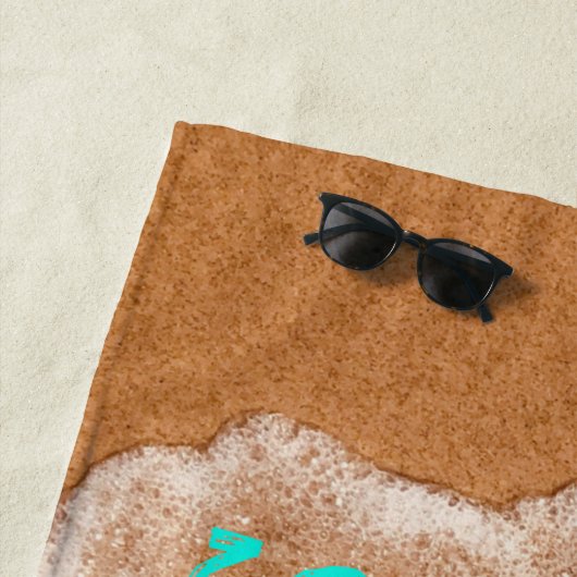 Beach plezier, golven, oceaan, avontuurlijk avontu strandlaken (In situ)